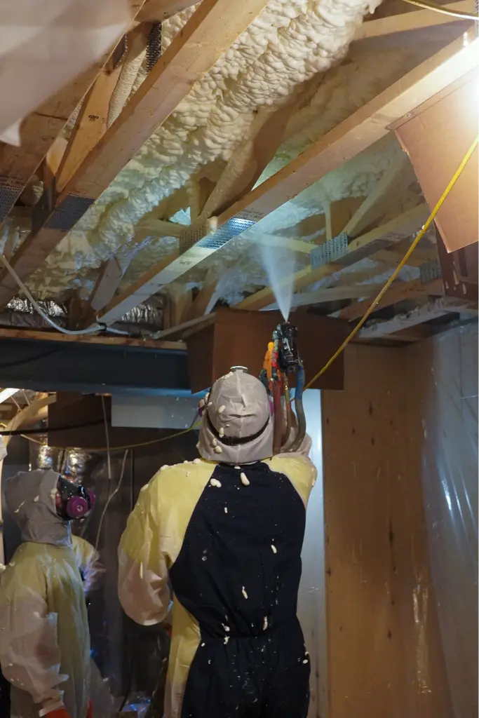 Open Cell Spray Foam Insulation Installation Process PEN-CELL SPRAY FOAM INSULATION